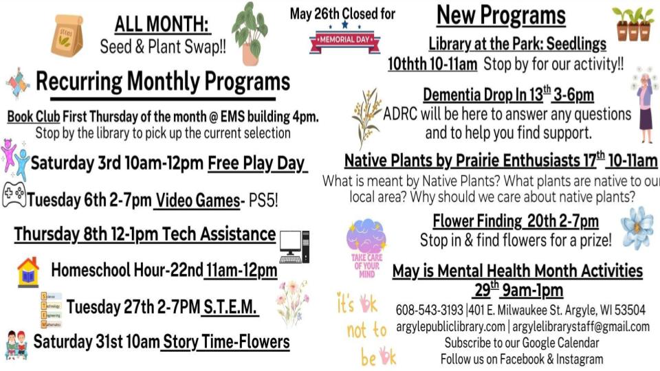 May Events