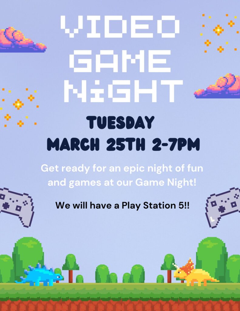 Video Game Night Flyer